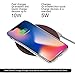 Wireless Charger, BFEIZHU 10W Fast Wireless Charging Pad for iPhone X / 8 / 8 Plus/ Samsung Galaxy S5 /S6 / Note 3 and All Qi-Enabled Phones (QC2.0 Adapter Included) (Brown)