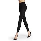 FALKE Women's Pure Matt Footless Tights, Opaque 100 Denier, Stockings for Women, Black (Black 3009), L, 1 Pair