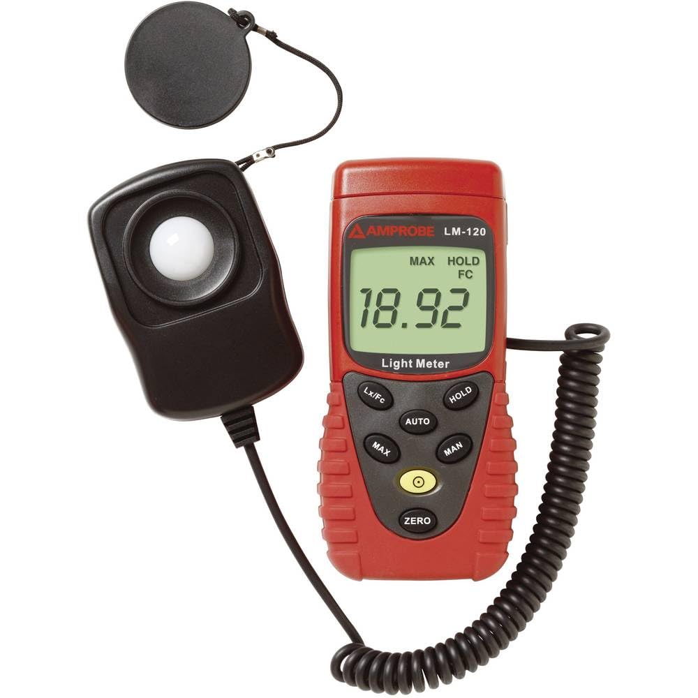 Amprobe LM-120 Light Meter with Silicon Photodiode and Filte...