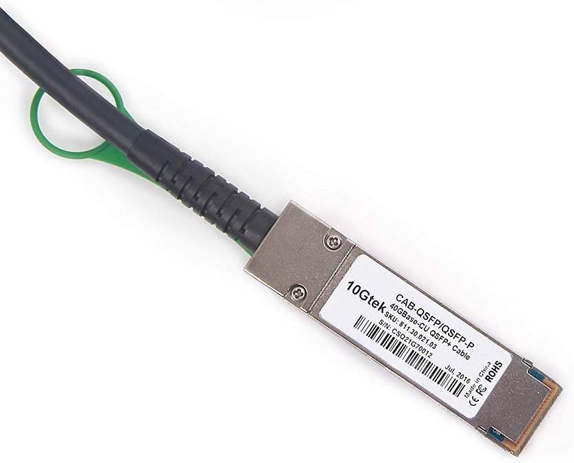 10Gtek® for Cisco QSFP-H40G-CU1M, 40GB QSFP Direct-attach Copper Cable, Passive Twinax Cable, 1-meter, 40G Q10-Q10 - Image 4