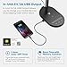 TaoTronics TT-DL031 LED Desk Wireless Charger, Metal Table Lamp with 5 Color Modes & 6 Brightness Levels, USB Charging Port, 1H Timer, Official Member of Philips Enabled Licensing Program