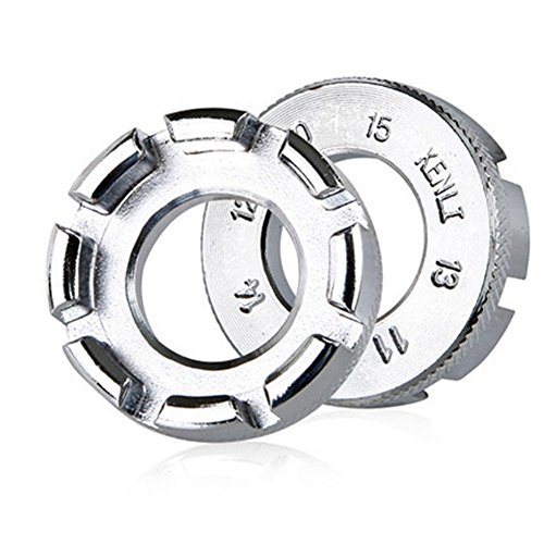 Oceaneshop Bicycle Cycling Repair Fix Tool Wheel Rim Nipple Key Spanner Bike Spoke Wrench 8 Groove