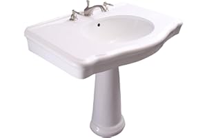 BARCLAY Anders Pedestal Lavatory 8" Widespread