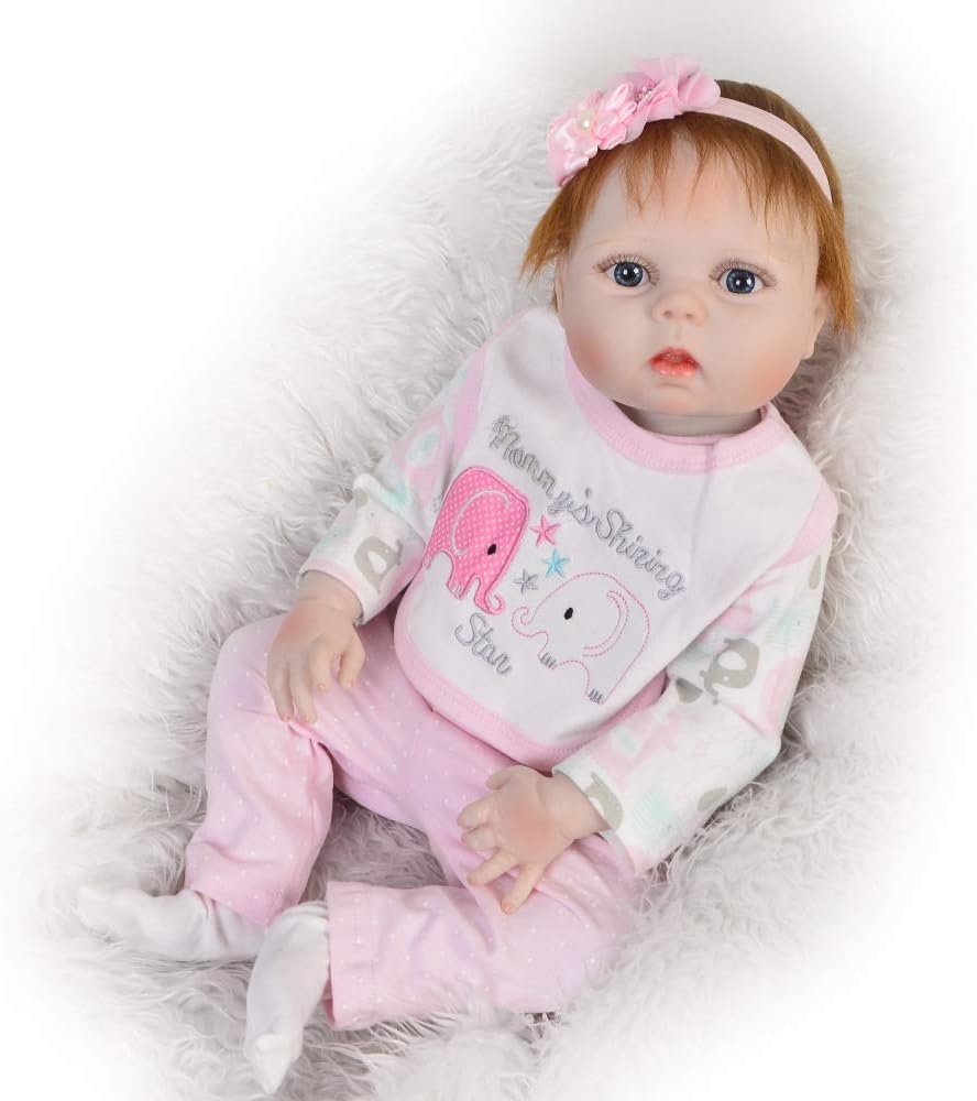 Prezzo ZBYY Fatto A Mano Bambole Reborn 22pollici 57Centimetri Molle Bambino Simulazione Silicone Vinile Realistica Reborn Bambola Offerte