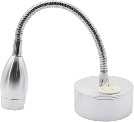 Amazon Com Shni Led Flexible Bedside Light 12v 360 Degree Rotation Flexible Gooseneck Bedroom Wall Lamp Eye Caring Reading Light Interior Light For Automotive Rv Trailer Motorhome Home Kitchen