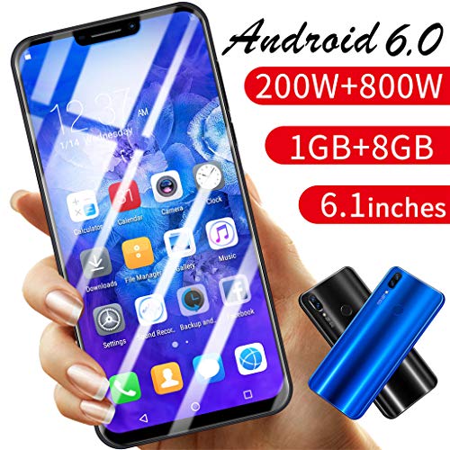 6.1Inch Ultra Android 6.0 Quad-Core 1GB+8GB+Extra 16GB Dual WiFi SIM Smart Cellphone (Black) - Thumbnail 5