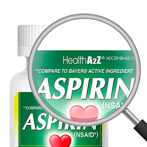 HealthA2Z® Aspirin 81 mg 365 Tablets Low Strength Enteric Coated
