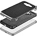 Galaxy Grand Prime Case, Galaxy J2 Prime Case, BENTOBEN 2 in 1 Hybrid Hard PC Cover Carbon Fiber Slim Shockproof Protective Phone Cases for Galaxy Grand Prime G530/J2 Prime/Grand Prime Plus, Black