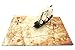 PopLife Pirate Ship & Treasure Map Pop Up Card for All Occasions - Happy Birthday, Graduation, Congratulations, Retirement, Fathers Day - Treasure Hunters, Ocean Lovers - Folds Flat for Mailing