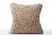 WaySoft(TM) Genuine Single-Sided Australian Sheepskin Lambswool Pillow Cover | 100% Natural Sheepskin Throw Pillow Cover, Luxurious Feel, Contemporary Style, Mocha Brown (16" x 16")