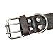 PET ARTIST Genuine Leather Dog Collar Walking & Training Heavy Duty Dog Collar Handle Medium & Large Dogs Neck for 16-20.5''(1.1