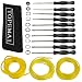 TOPEMAI 10Pcs Carburetor Adjustment Tool Kit for Common 2 Cycle Small Engine with 3 Sizes Fuel Line Hose-Craftsman Screwdrivers Set