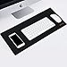 Large Gaming Mouse Pad Stitched Edges Sanag Ultra-Thick Extended Mouse Pad Non-Slip Rubber Base Mousepad for Laptop Computer/PC 35.4x15.7-Inch 4mm Thick XX-Large Black