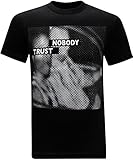 Trust Nobody Men's T-Shirt - (Medium) - Black