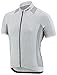 Louis Garneau - Men's Lemmon 2 Lightweight, Short Sleeve, Full Zip Cycling Jersey, Heather Gray, X-Large