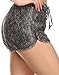 Simplicity Juniors Summer Booty Denim Style Cotton Draw String Shorts Black L