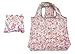 FINEX - Set of 3 - My Melody Foldable Reusable Tote Recycle Shopping Bag - Lightweight Portable Large Capacity