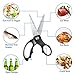 Kitchen Shears Heavy Duty SIKIWIND Multi-Purpose Kitchen Scissors Stainless Steel Poultry Shears with Sharp Blade for Fish,Poultry,Vegetables,Herb