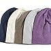 CHARM Baby Organic Beanie Boys - Slouchy Cotton Kids Warm Knit Hat Girls Cream