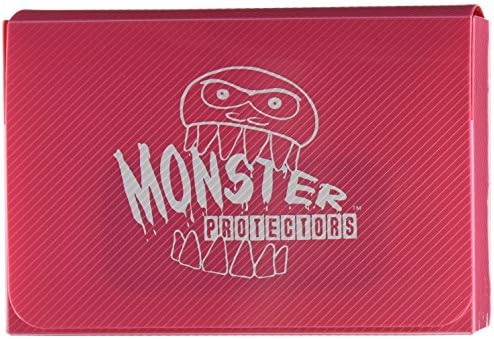 Monster Protectors Trading Card Double Deck Box with Magnetic Closure - Pink (Fits Yugioh, Pokemon, Magic the Gathering Cards)
