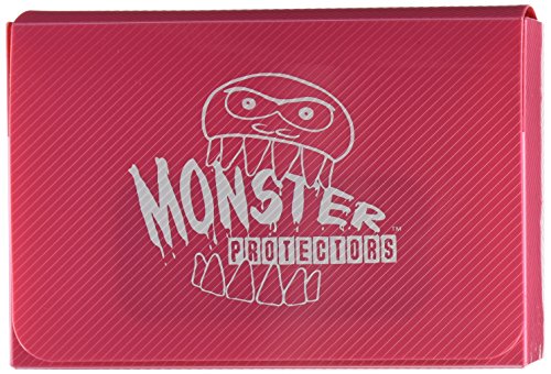 Monster Protectors Trading Card Double Deck Box with Magnetic Closure - Pink (Fits Yugioh, Pokemon, Magic the Gathering Cards)