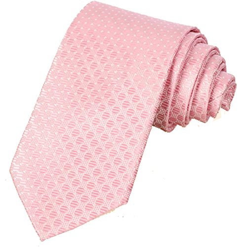 KissTies Pink Polka Dots Tie Dot Necktie + Gift Box