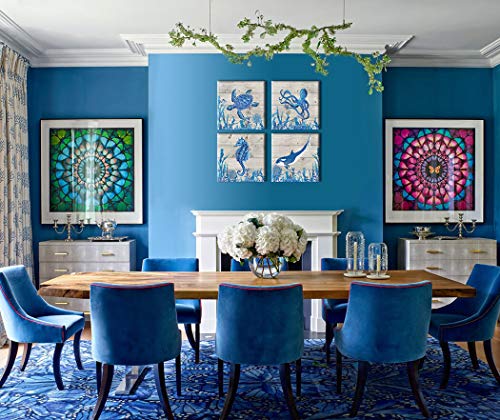 2 Bathroom+Seahorse+Pictures+Art+Decorations