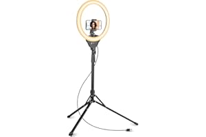 Sensyne 14'' Selfie Ring Light with 62'' Tripod Stand and Phone Holder, LED Selfie Circle Light for Live Stream/Recording/Photography/YouTube/TikTok