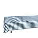 Ottomanson Vinyl Tablecloth Checkered Design Indoor & Outdoor Non-Woven Backing Tablecloth, 55