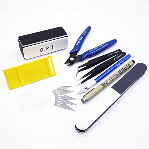 Novice Entry Gundam Military Model Making Tools Kit Toy Tweezers Cut pliers Graver Polished Assembly Tool - 8pcs/set