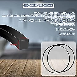 4 Drive Belts and 2 Door Belt CD Player Belts for