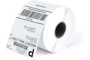 ASprink 4"x6" Thermal Shipping Address Labels - Thermal Shipping Labels 4"x6" for Label Printer - Address Label Paper Compatible with MUNBYN, Rollo, and Other Thermal Printer, 1 Pack(100 Roll/Pack)