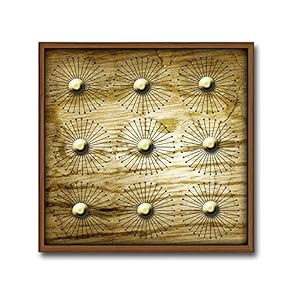 Framed Canvas Wall Art for Living Room, Bedroom Indian Tribe Totem Theme Canvas Prints for Home Decoration Ready to Hang - 16x16 inches