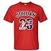TOTOT Men's Michael Jordan Number 23 NBA American Former NBA Champion T Shirt red L