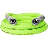 Flexzilla Garden Lead-In Hose, 5/8" x 10', Female to Female Fittings (3/4" - 11 1/2 GHT)