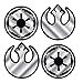 CHROMA 8128 Star Wars Badge Classic Emblem Decal