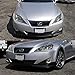 Front Bumper Lip Compatible with 2006-2008 Lexus IS250 IS350, F-Sport Style Black PU Splitter Spoiler Valance Chin Diffuser by IKON MOTORSPORTS, 2007