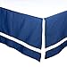 Little Peanut Navy Blue and Grey Elephants 3 Piece Baby Crib Bedding Set