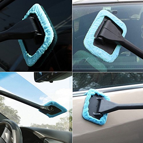 image for Jscarlife Car Auto Glass Mirror Window Windshield Wiper Cleaner Brush