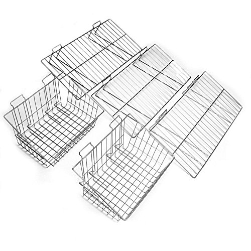Proslat Heavy Duty Steel Shelf and Basket Combo Pack (5-Piece)