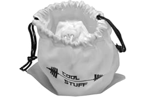 IPETTIE CoolStuff Traction Hand Grip - Gymnastics Gym Chalk Powder Ball Sock and Better Protective Bag - for Crossfit Workout Bar Barbell Lifting Weightlifting - Gymnast Rock Climbing