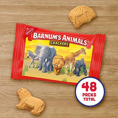 Barnum's Animals 12 Count Mini Animal Crackers Snack Packs, Original, 12.0 Ounce (Pack of 4) - Thumbnail 5
