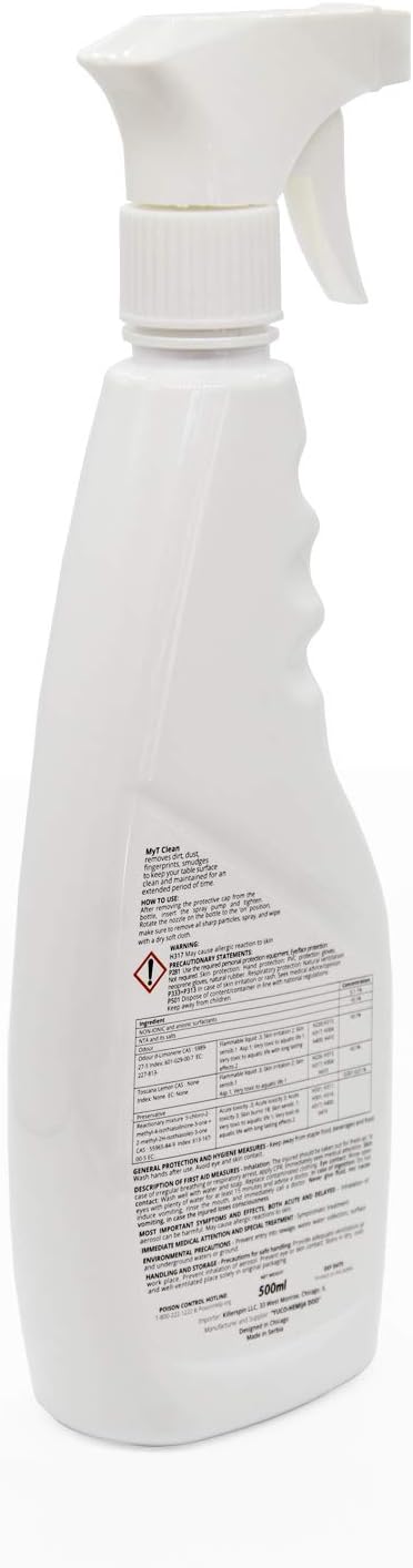 Killerspin Ping Pong Table Top Cleaning Spray Kit Two 500 ml Bottles : Sports & Outdoors