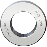 Master Setting Ring Gauge, 0.002 mm Tolerance for Bore Gauge Calibration | Steel reference ring with 0.002 mm tolerance for setting bore gauges and internal micrometers in machine shops.(50mm)