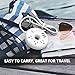 Travel Power Strip, TESSAN Power Strip with USB, 3 Outlets 3 USB for Cruise Trip, Portable Desktop Charging Station 5 Ft Extension Cord, for Business Trip, Home and Hotel