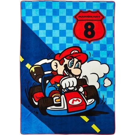 Nintendo Super Mario World Fuzzy Fleece Throw Blanket 56 ...