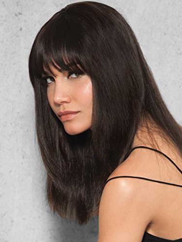 Human Hair Bangs Color R3HH DARK BROWN - Hairdo Extensions 9