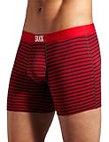 Saxx Men's Vibe Modern Fit Boxer, Hiker Stripe, Medium