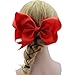 QtGirl 12pcs 8 Inches Hair Bows for Girls Large Grosgrain Ribbon Boutique Hair Bow Clips for Teens Kids Toddlers Children