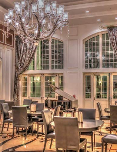 Notebook: Luxury Hotel Vacation Resort Piano Bar Holiday 8.5